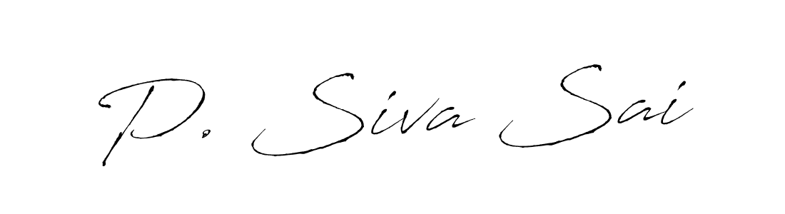 You can use this online signature creator to create a handwritten signature for the name P. Siva Sai. This is the best online autograph maker. P. Siva Sai signature style 6 images and pictures png