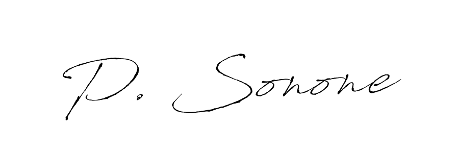 Best and Professional Signature Style for P. Sonone. Antro_Vectra Best Signature Style Collection. P. Sonone signature style 6 images and pictures png