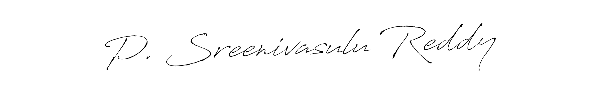 Also we have P. Sreenivasulu Reddy name is the best signature style. Create professional handwritten signature collection using Antro_Vectra autograph style. P. Sreenivasulu Reddy signature style 6 images and pictures png