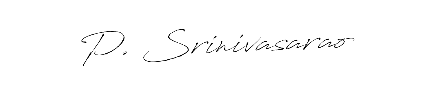 This is the best signature style for the P. Srinivasarao name. Also you like these signature font (Antro_Vectra). Mix name signature. P. Srinivasarao signature style 6 images and pictures png