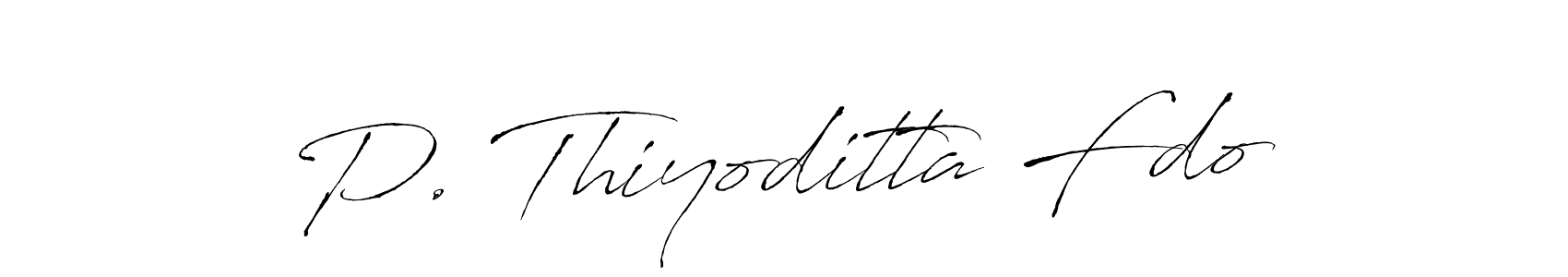 Here are the top 10 professional signature styles for the name P. Thiyoditta Fdo. These are the best autograph styles you can use for your name. P. Thiyoditta Fdo signature style 6 images and pictures png