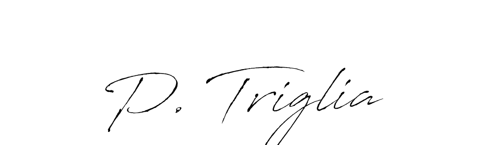 Also we have P. Triglia name is the best signature style. Create professional handwritten signature collection using Antro_Vectra autograph style. P. Triglia signature style 6 images and pictures png