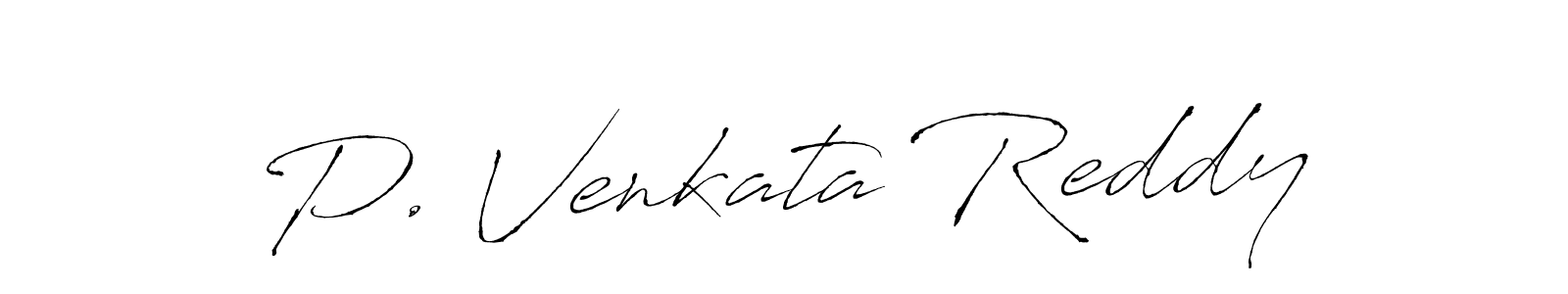 Design your own signature with our free online signature maker. With this signature software, you can create a handwritten (Antro_Vectra) signature for name P. Venkata Reddy. P. Venkata Reddy signature style 6 images and pictures png