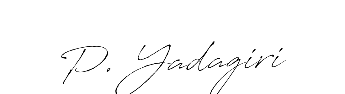 This is the best signature style for the P. Yadagiri name. Also you like these signature font (Antro_Vectra). Mix name signature. P. Yadagiri signature style 6 images and pictures png