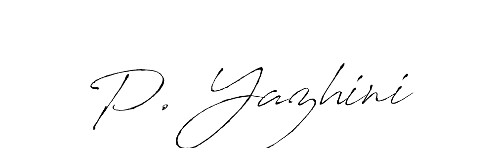 Also You can easily find your signature by using the search form. We will create P. Yazhini name handwritten signature images for you free of cost using Antro_Vectra sign style. P. Yazhini signature style 6 images and pictures png