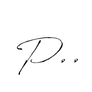 How to make P.. name signature. Use Antro_Vectra style for creating short signs online. This is the latest handwritten sign. P.. signature style 6 images and pictures png