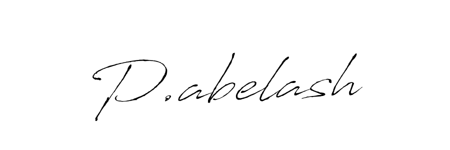 The best way (Antro_Vectra) to make a short signature is to pick only two or three words in your name. The name P.abelash include a total of six letters. For converting this name. P.abelash signature style 6 images and pictures png