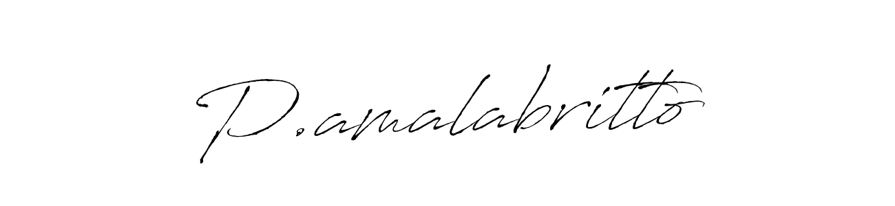 Here are the top 10 professional signature styles for the name P.amalabritto. These are the best autograph styles you can use for your name. P.amalabritto signature style 6 images and pictures png