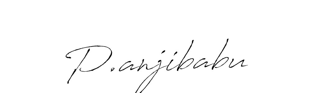 How to make P.anjibabu signature? Antro_Vectra is a professional autograph style. Create handwritten signature for P.anjibabu name. P.anjibabu signature style 6 images and pictures png