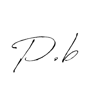 You should practise on your own different ways (Antro_Vectra) to write your name (P.b) in signature. don't let someone else do it for you. P.b signature style 6 images and pictures png