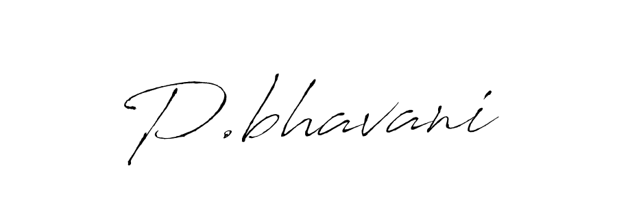 Design your own signature with our free online signature maker. With this signature software, you can create a handwritten (Antro_Vectra) signature for name P.bhavani. P.bhavani signature style 6 images and pictures png