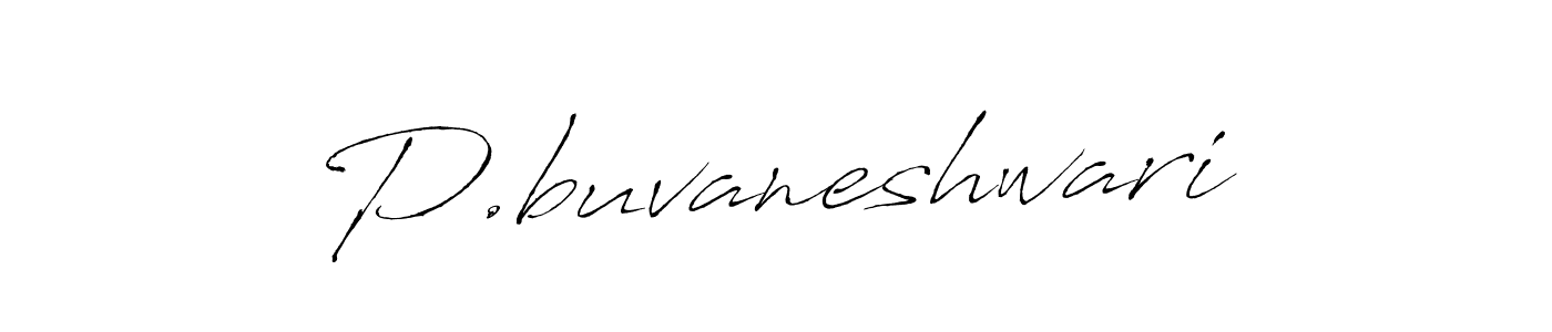 How to make P.buvaneshwari signature? Antro_Vectra is a professional autograph style. Create handwritten signature for P.buvaneshwari name. P.buvaneshwari signature style 6 images and pictures png