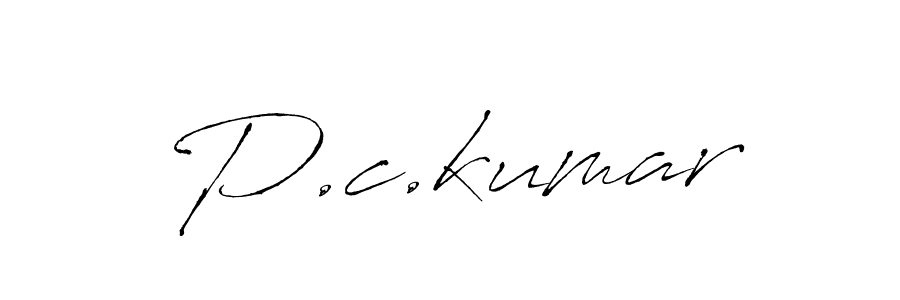 P.c.kumar stylish signature style. Best Handwritten Sign (Antro_Vectra) for my name. Handwritten Signature Collection Ideas for my name P.c.kumar. P.c.kumar signature style 6 images and pictures png