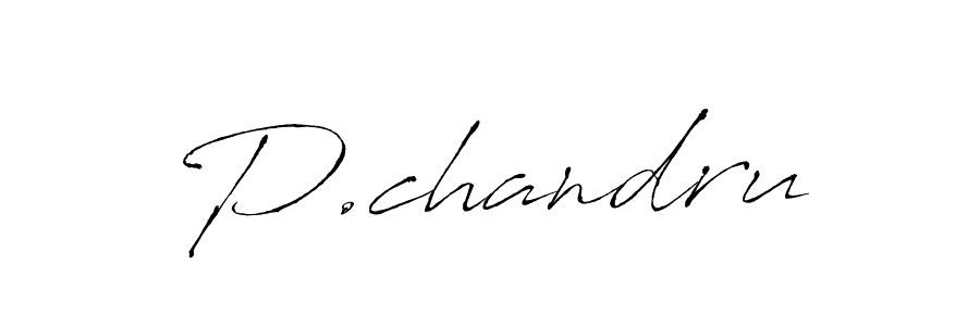 Design your own signature with our free online signature maker. With this signature software, you can create a handwritten (Antro_Vectra) signature for name P.chandru. P.chandru signature style 6 images and pictures png