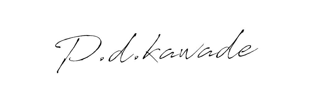 It looks lik you need a new signature style for name P.d.kawade. Design unique handwritten (Antro_Vectra) signature with our free signature maker in just a few clicks. P.d.kawade signature style 6 images and pictures png