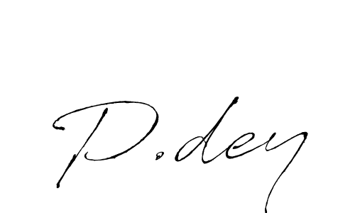 Also we have P.dey name is the best signature style. Create professional handwritten signature collection using Antro_Vectra autograph style. P.dey signature style 6 images and pictures png