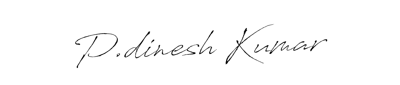 Use a signature maker to create a handwritten signature online. With this signature software, you can design (Antro_Vectra) your own signature for name P.dinesh Kumar. P.dinesh Kumar signature style 6 images and pictures png