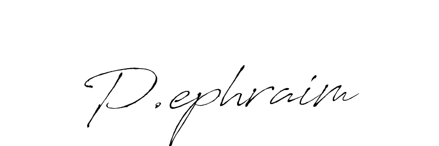 How to make P.ephraim signature? Antro_Vectra is a professional autograph style. Create handwritten signature for P.ephraim name. P.ephraim signature style 6 images and pictures png