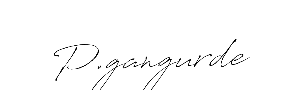 Also we have P.gangurde name is the best signature style. Create professional handwritten signature collection using Antro_Vectra autograph style. P.gangurde signature style 6 images and pictures png