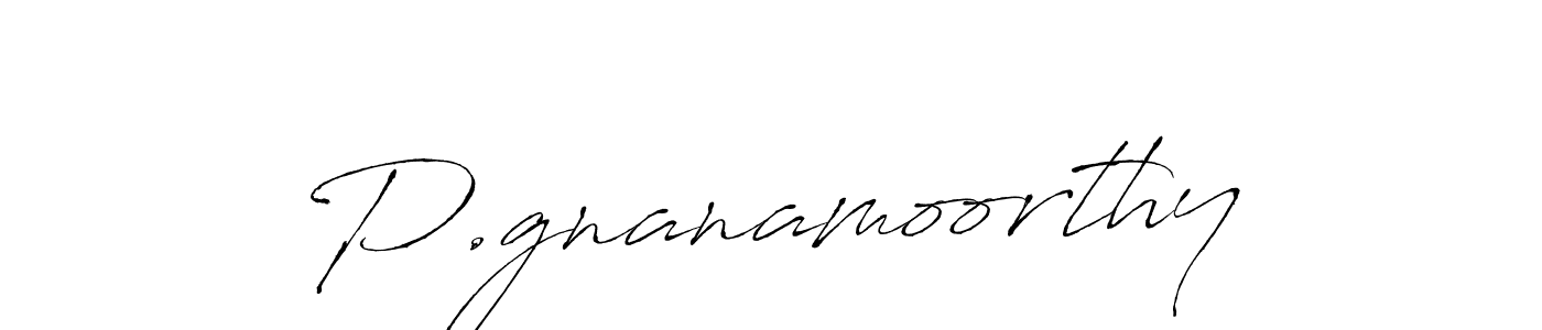 P.gnanamoorthy stylish signature style. Best Handwritten Sign (Antro_Vectra) for my name. Handwritten Signature Collection Ideas for my name P.gnanamoorthy. P.gnanamoorthy signature style 6 images and pictures png
