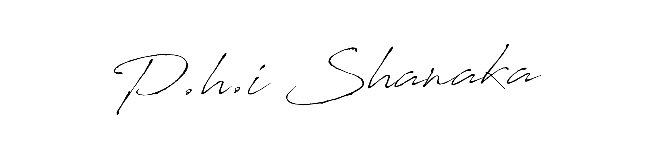 Also we have P.h.i Shanaka name is the best signature style. Create professional handwritten signature collection using Antro_Vectra autograph style. P.h.i Shanaka signature style 6 images and pictures png