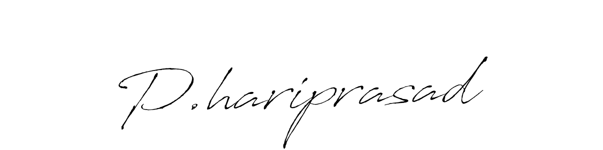 Use a signature maker to create a handwritten signature online. With this signature software, you can design (Antro_Vectra) your own signature for name P.hariprasad. P.hariprasad signature style 6 images and pictures png