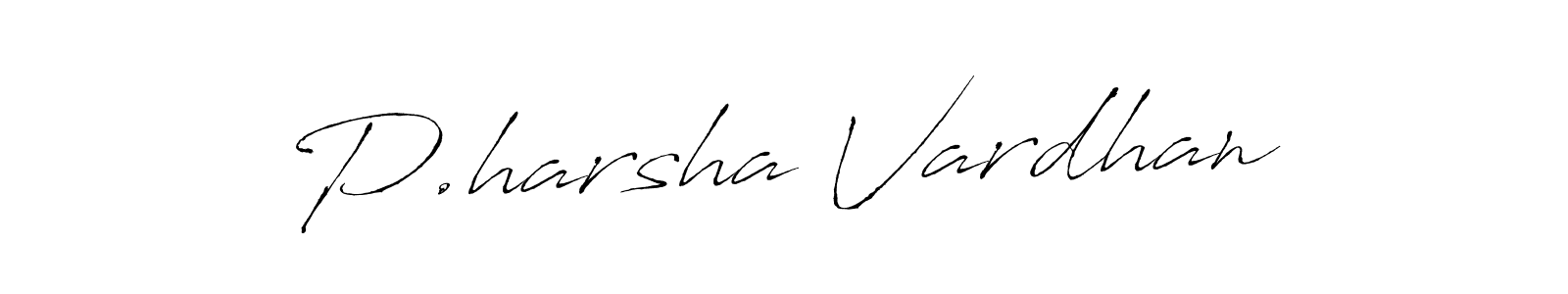 The best way (Antro_Vectra) to make a short signature is to pick only two or three words in your name. The name P.harsha Vardhan include a total of six letters. For converting this name. P.harsha Vardhan signature style 6 images and pictures png