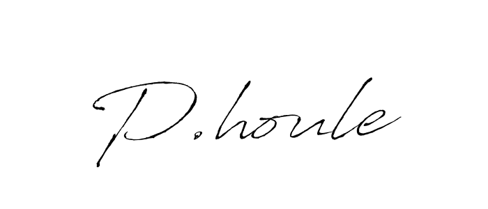 How to make P.houle signature? Antro_Vectra is a professional autograph style. Create handwritten signature for P.houle name. P.houle signature style 6 images and pictures png