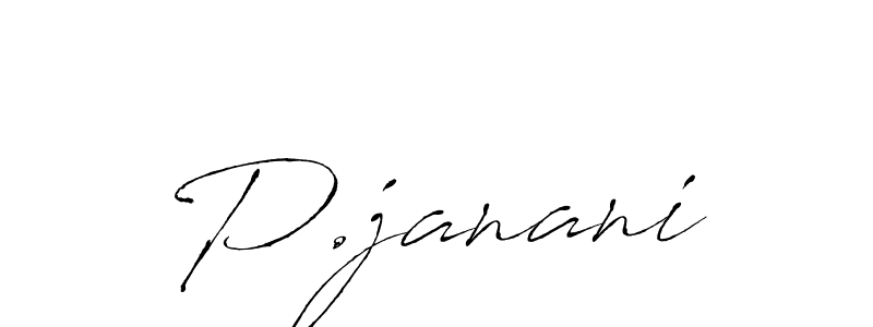 This is the best signature style for the P.janani name. Also you like these signature font (Antro_Vectra). Mix name signature. P.janani signature style 6 images and pictures png