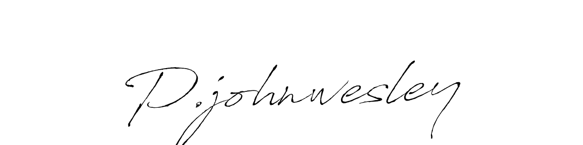 Also we have P.johnwesley name is the best signature style. Create professional handwritten signature collection using Antro_Vectra autograph style. P.johnwesley signature style 6 images and pictures png