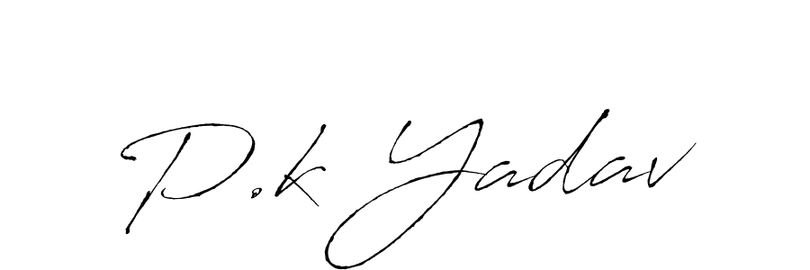 if you are searching for the best signature style for your name P.k Yadav. so please give up your signature search. here we have designed multiple signature styles  using Antro_Vectra. P.k Yadav signature style 6 images and pictures png