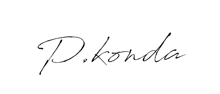 Also we have P.konda name is the best signature style. Create professional handwritten signature collection using Antro_Vectra autograph style. P.konda signature style 6 images and pictures png