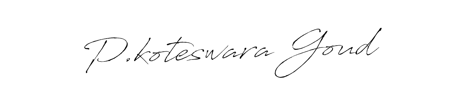 Also You can easily find your signature by using the search form. We will create P.koteswara Goud name handwritten signature images for you free of cost using Antro_Vectra sign style. P.koteswara Goud signature style 6 images and pictures png