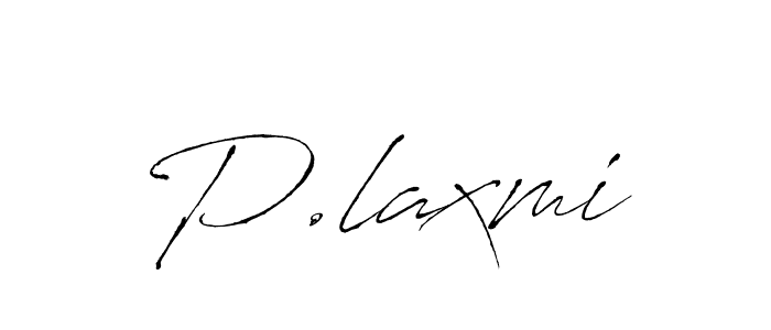 The best way (Antro_Vectra) to make a short signature is to pick only two or three words in your name. The name P.laxmi include a total of six letters. For converting this name. P.laxmi signature style 6 images and pictures png