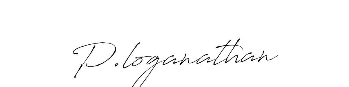 Make a beautiful signature design for name P.loganathan. Use this online signature maker to create a handwritten signature for free. P.loganathan signature style 6 images and pictures png