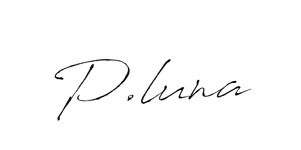 P.luna stylish signature style. Best Handwritten Sign (Antro_Vectra) for my name. Handwritten Signature Collection Ideas for my name P.luna. P.luna signature style 6 images and pictures png