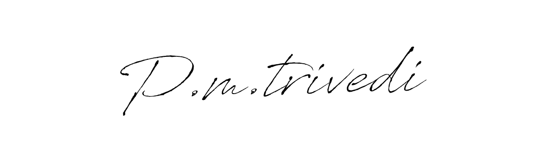 Also You can easily find your signature by using the search form. We will create P.m.trivedi name handwritten signature images for you free of cost using Antro_Vectra sign style. P.m.trivedi signature style 6 images and pictures png