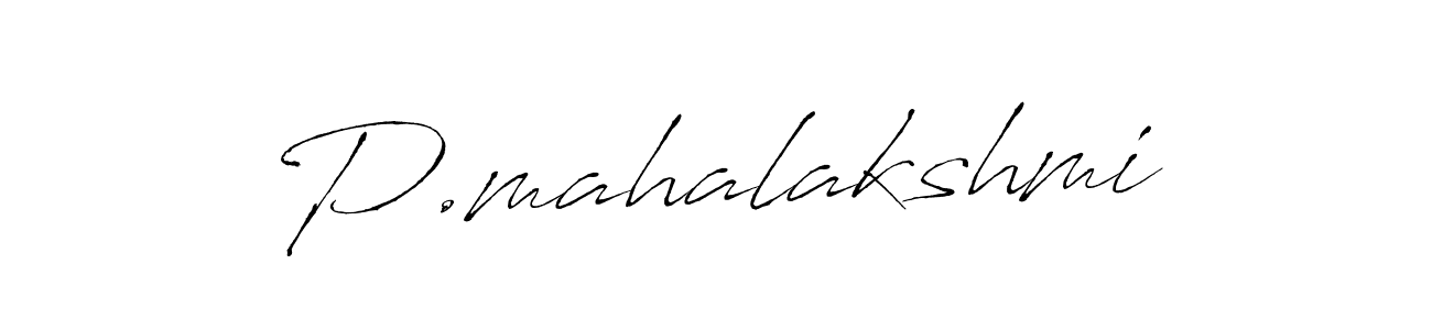 How to make P.mahalakshmi signature? Antro_Vectra is a professional autograph style. Create handwritten signature for P.mahalakshmi name. P.mahalakshmi signature style 6 images and pictures png