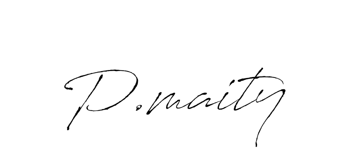 It looks lik you need a new signature style for name P.maity. Design unique handwritten (Antro_Vectra) signature with our free signature maker in just a few clicks. P.maity signature style 6 images and pictures png