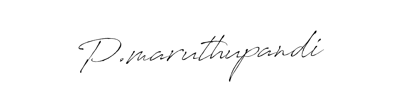 Make a beautiful signature design for name P.maruthupandi. With this signature (Antro_Vectra) style, you can create a handwritten signature for free. P.maruthupandi signature style 6 images and pictures png