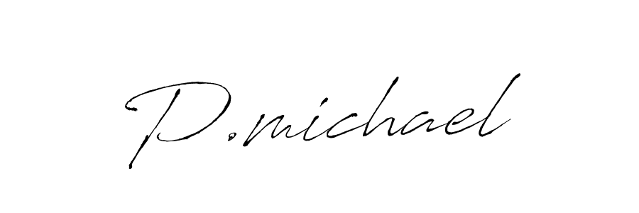 Use a signature maker to create a handwritten signature online. With this signature software, you can design (Antro_Vectra) your own signature for name P.michael. P.michael signature style 6 images and pictures png