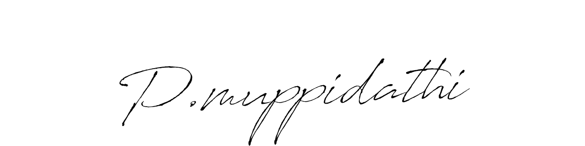 Similarly Antro_Vectra is the best handwritten signature design. Signature creator online .You can use it as an online autograph creator for name P.muppidathi. P.muppidathi signature style 6 images and pictures png