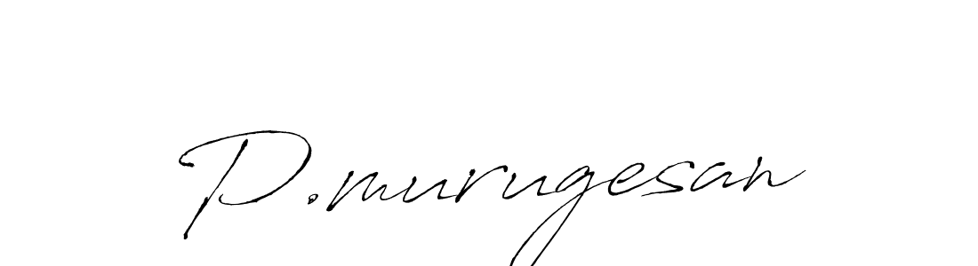 How to make P.murugesan name signature. Use Antro_Vectra style for creating short signs online. This is the latest handwritten sign. P.murugesan signature style 6 images and pictures png