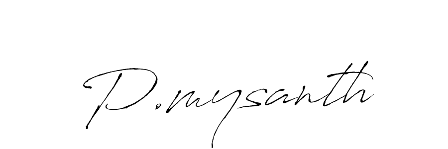 Make a short P.mysanth signature style. Manage your documents anywhere anytime using Antro_Vectra. Create and add eSignatures, submit forms, share and send files easily. P.mysanth signature style 6 images and pictures png