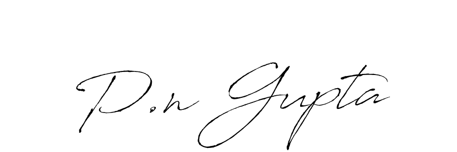 P.n Gupta stylish signature style. Best Handwritten Sign (Antro_Vectra) for my name. Handwritten Signature Collection Ideas for my name P.n Gupta. P.n Gupta signature style 6 images and pictures png