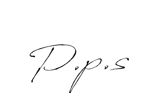 You should practise on your own different ways (Antro_Vectra) to write your name (P.p.s) in signature. don't let someone else do it for you. P.p.s signature style 6 images and pictures png