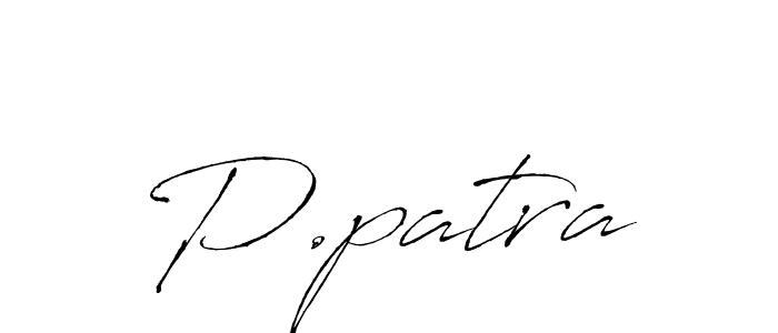 Use a signature maker to create a handwritten signature online. With this signature software, you can design (Antro_Vectra) your own signature for name P.patra. P.patra signature style 6 images and pictures png