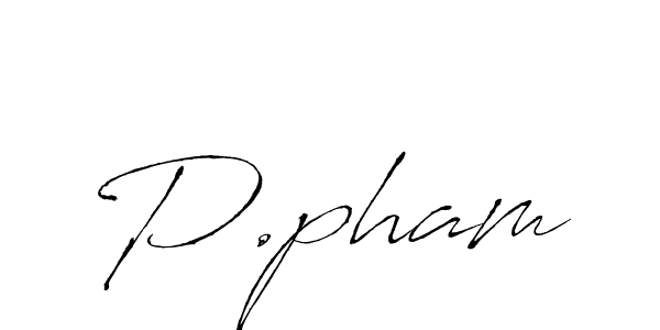 Best and Professional Signature Style for P.pham. Antro_Vectra Best Signature Style Collection. P.pham signature style 6 images and pictures png