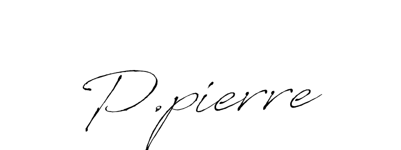 The best way (Antro_Vectra) to make a short signature is to pick only two or three words in your name. The name P.pierre include a total of six letters. For converting this name. P.pierre signature style 6 images and pictures png