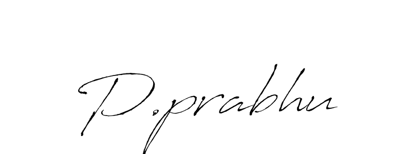Antro_Vectra is a professional signature style that is perfect for those who want to add a touch of class to their signature. It is also a great choice for those who want to make their signature more unique. Get P.prabhu name to fancy signature for free. P.prabhu signature style 6 images and pictures png
